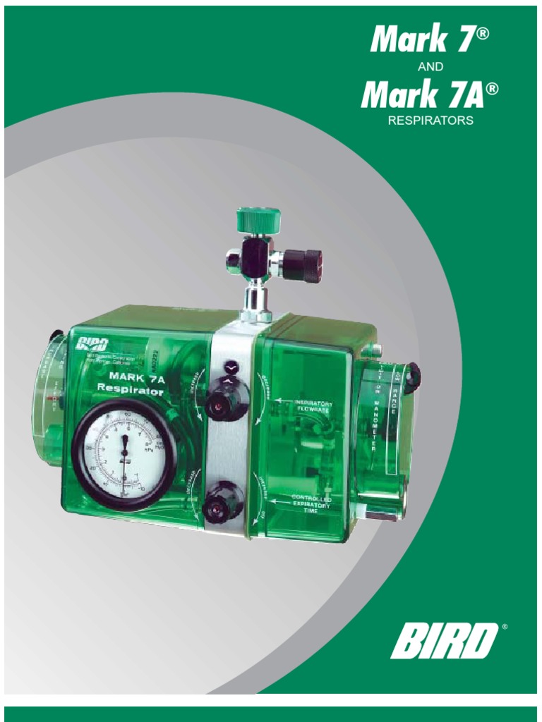 Bird Mark 7A Respirator Brochure PDF Breathing Pulmonology