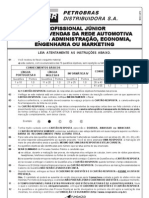 Prova 25 - Profissional Jtnior - Nfase em Vendas Da Rede Automotiva - Formaç o Administraç o - Economia - Engenharia Ou Marketing