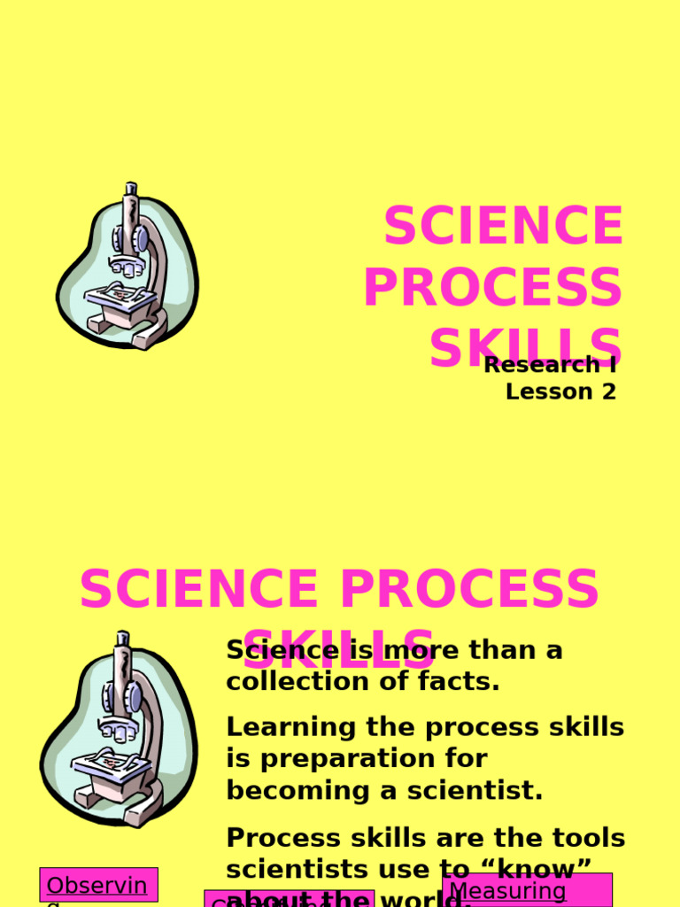 R7 L3 Scientific Process Skills | PDF | Measurement | Science
