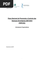 Plano Nacional de Prevenção e Controlo das Doenças Oncológicas 2007/2010