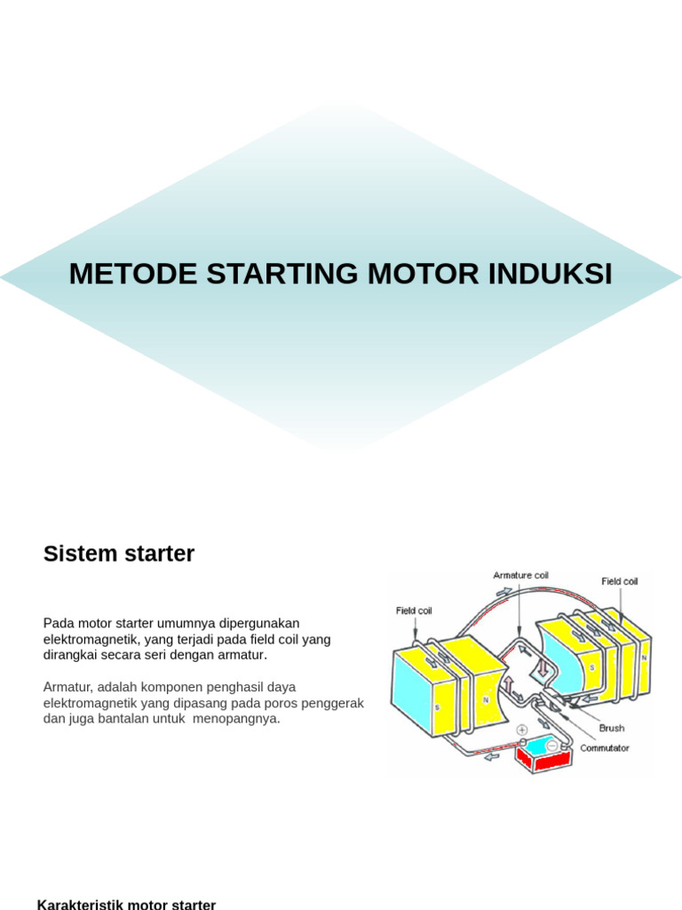 PML - Sistem Starter Motor | PDF