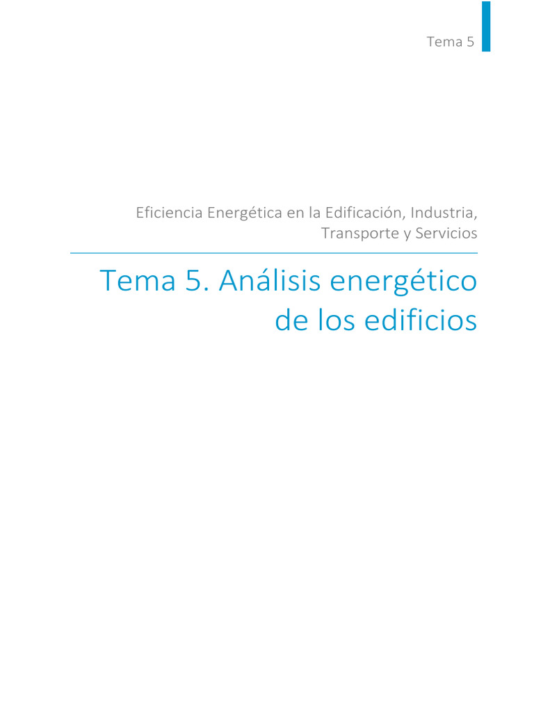 Análisis Energético en Edificios | PDF | Uso eficiente de energía ...