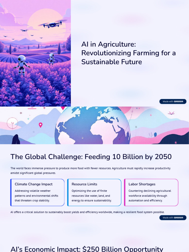 AI Transforming Sustainable Agriculture | PDF | Agriculture ...