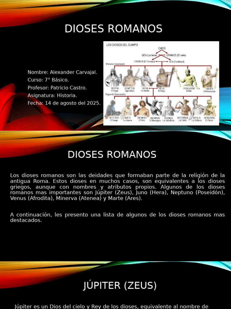 Dioses de Roma | PDF | Mitología romana | Atenea