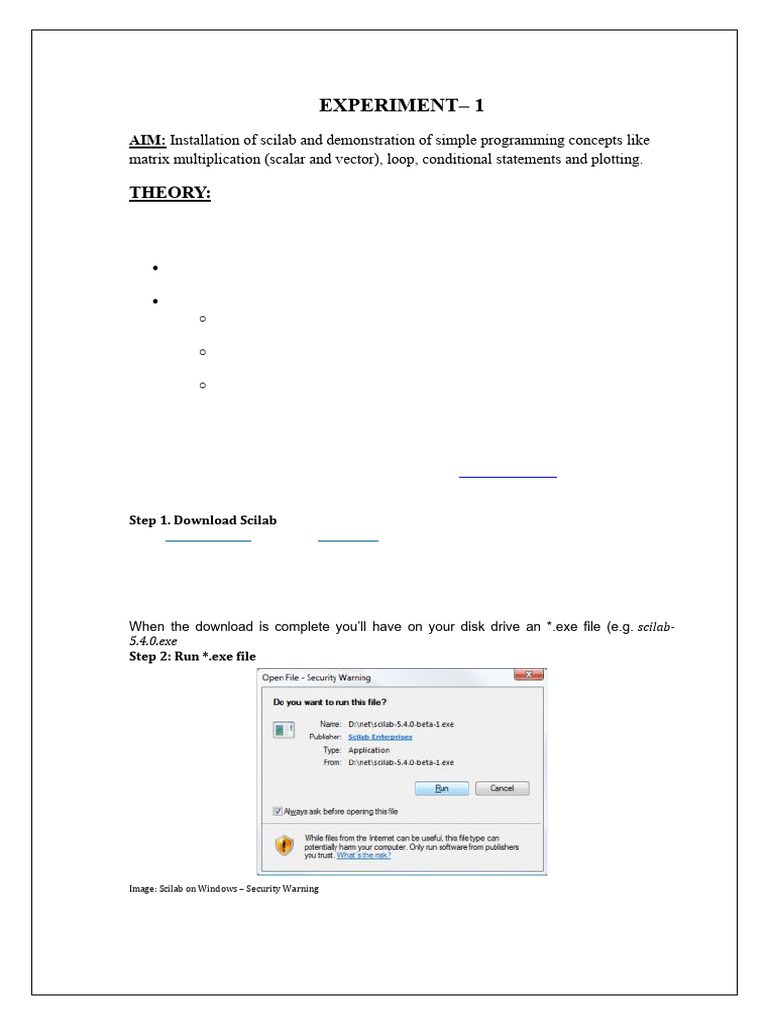 PSLP Exp 1 | PDF | Matrix (Mathematics) | Command Line Interface