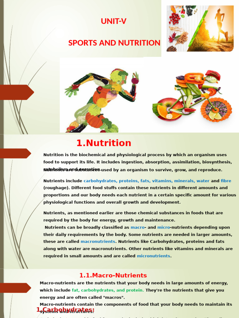 Sports Nutrition Essentials Explained | PDF | Nutrients | Foods