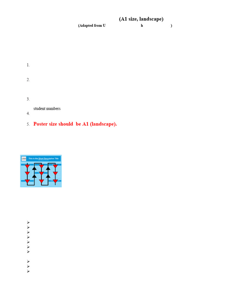 A1 Landscape Poster Design Guide | PDF | Typefaces | Graphic Design