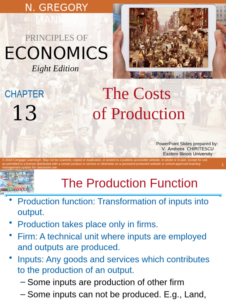 Chapter 13 The Production and Costs of Production | PDF | Average Cost ...