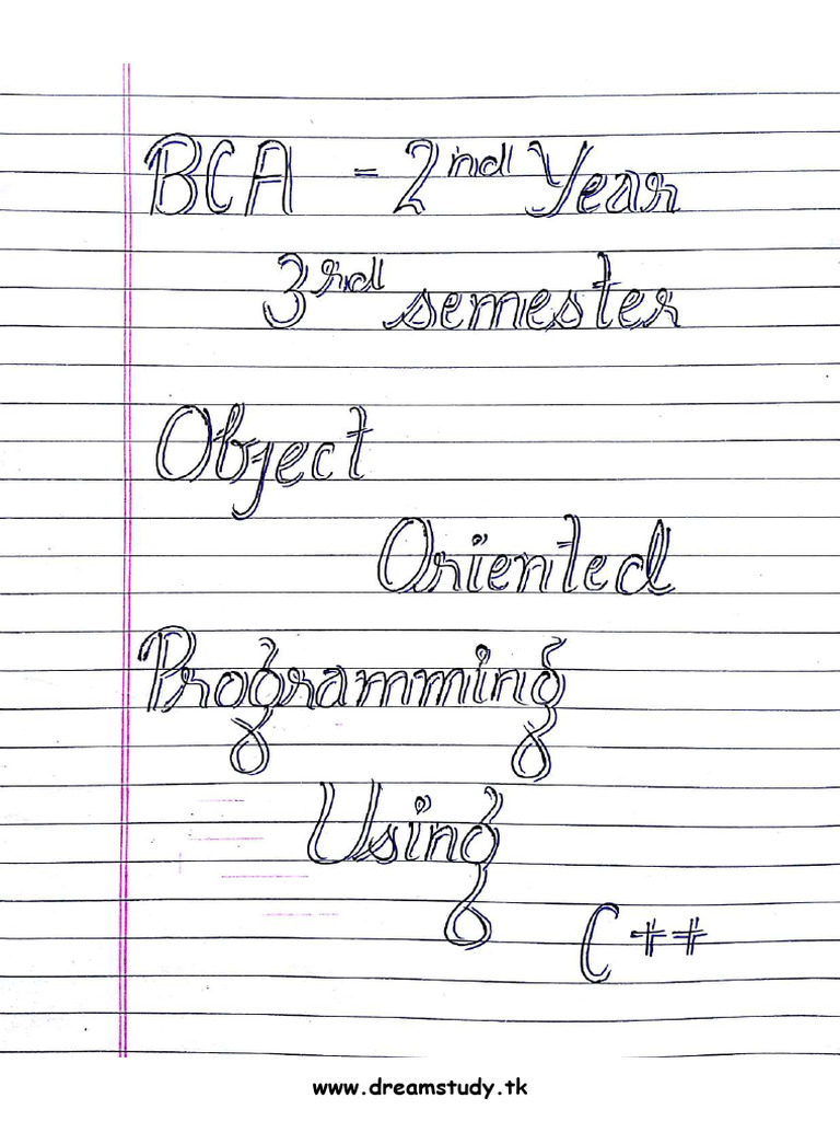 C++ Notes Ccsu | PDF