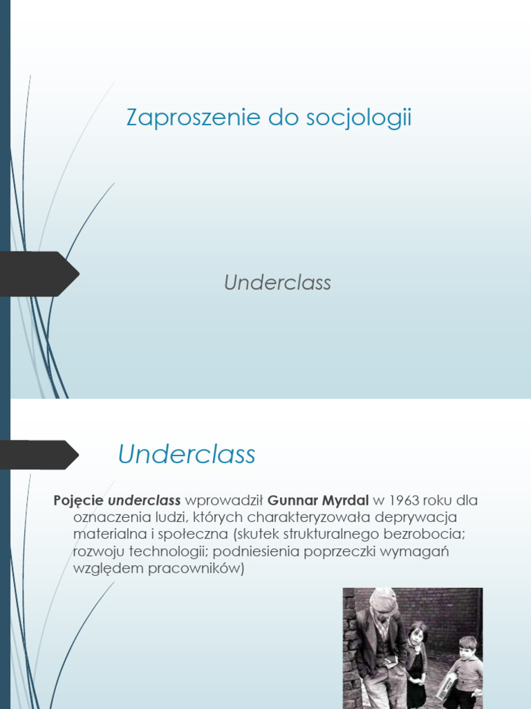 Underclass | PDF