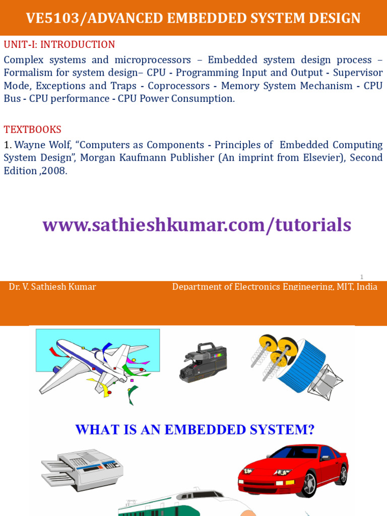 UNIT I_Introduction (1) | PDF | Cpu Cache | Input/Output