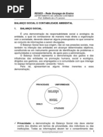 BALANÇO SOCIAL E CONTABILIDADE AMBIENTAL