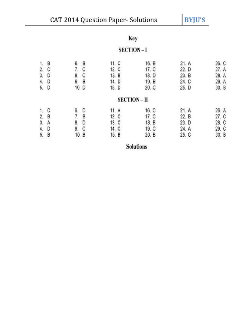CAT 2014 QUESTION PAPER visual data 7