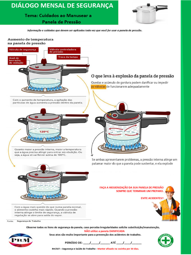 Cuidados com Panela de Pressão | PDF