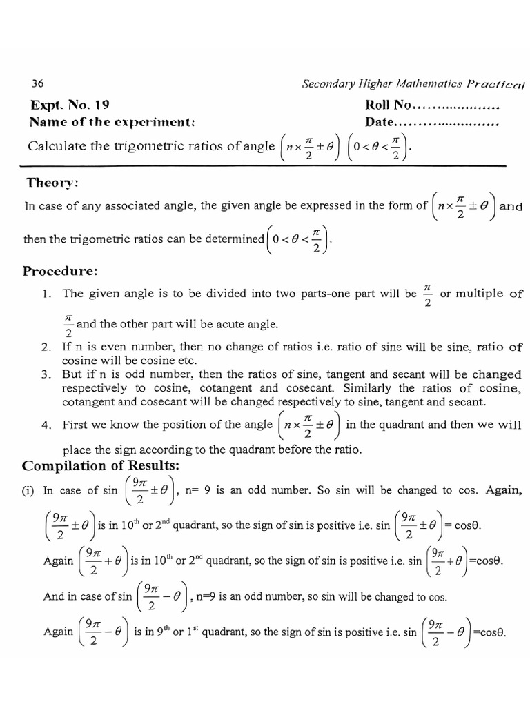 Experiment 1 | PDF