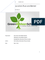 Green Ribbon Schools Usability Report