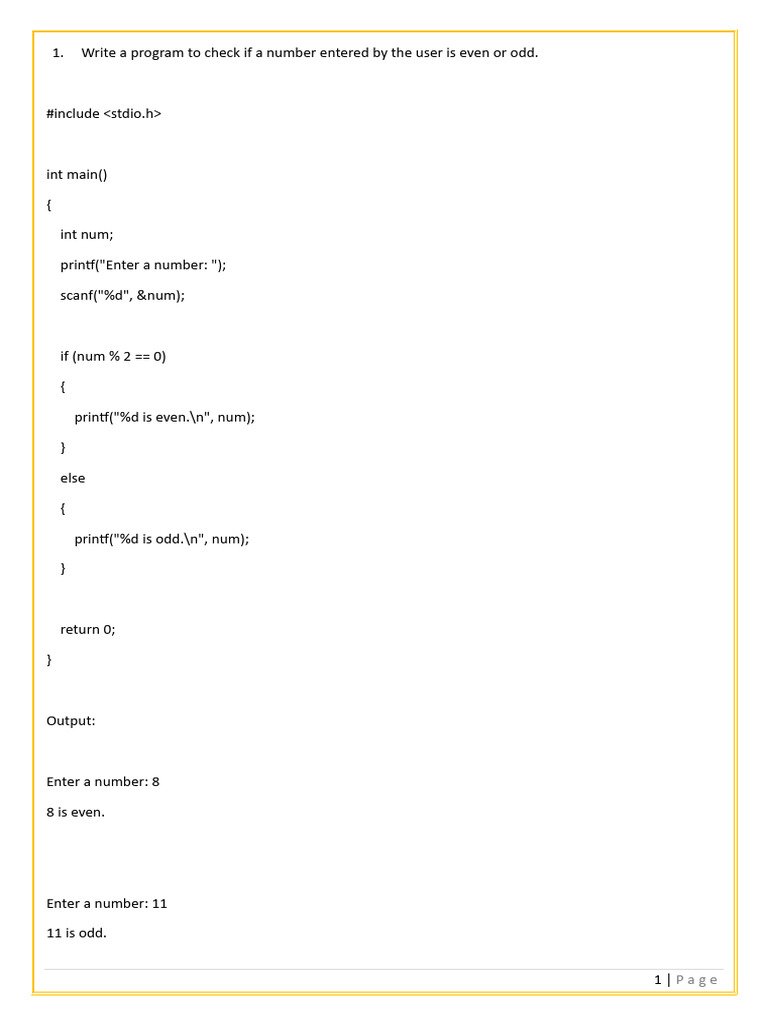 C Programs for Basic Number Checks | PDF | Area | Triangle