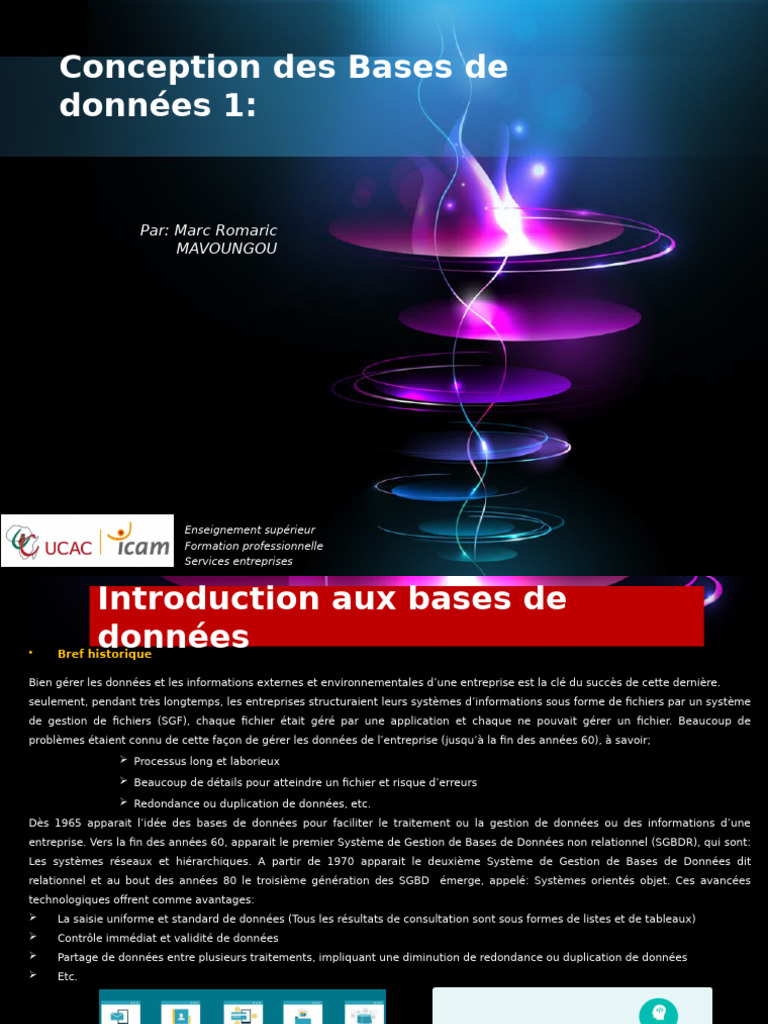 Introduction aux bases de données | PDF | Bases de données | Base de ...