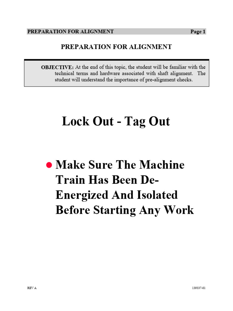Shaft Alignment Preparation Guide | PDF | Bearing (Mechanical) | Screw