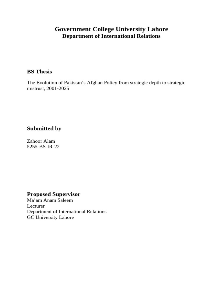 Internal Security Challenges To CPEC | PDF | Pakistan | Securities