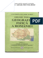 Geografia Fizica A Romaniei