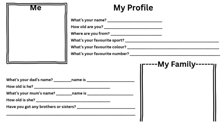 Family Profile Questionnaire | PDF