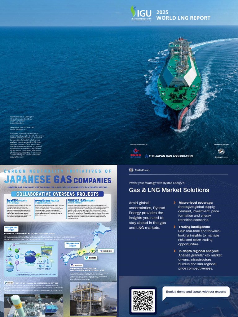 IGU World LNG Report 2025 Edition | PDF | Liquefied Natural Gas ...