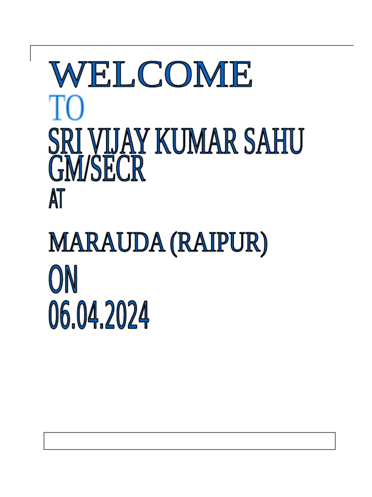 Welcome | PDF