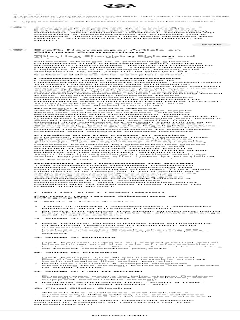 Climate Change Science Report | PDF