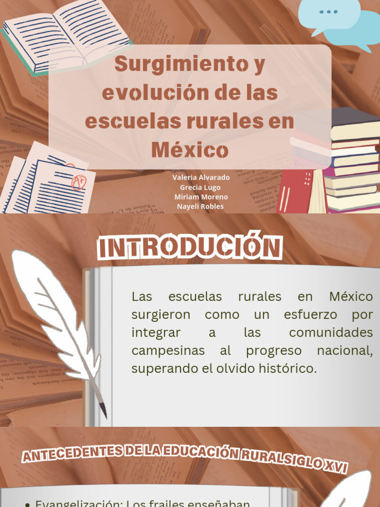 Surgimiento y Evolución de Las Escuelas Rurales en México - PDF 2 | PDF ...