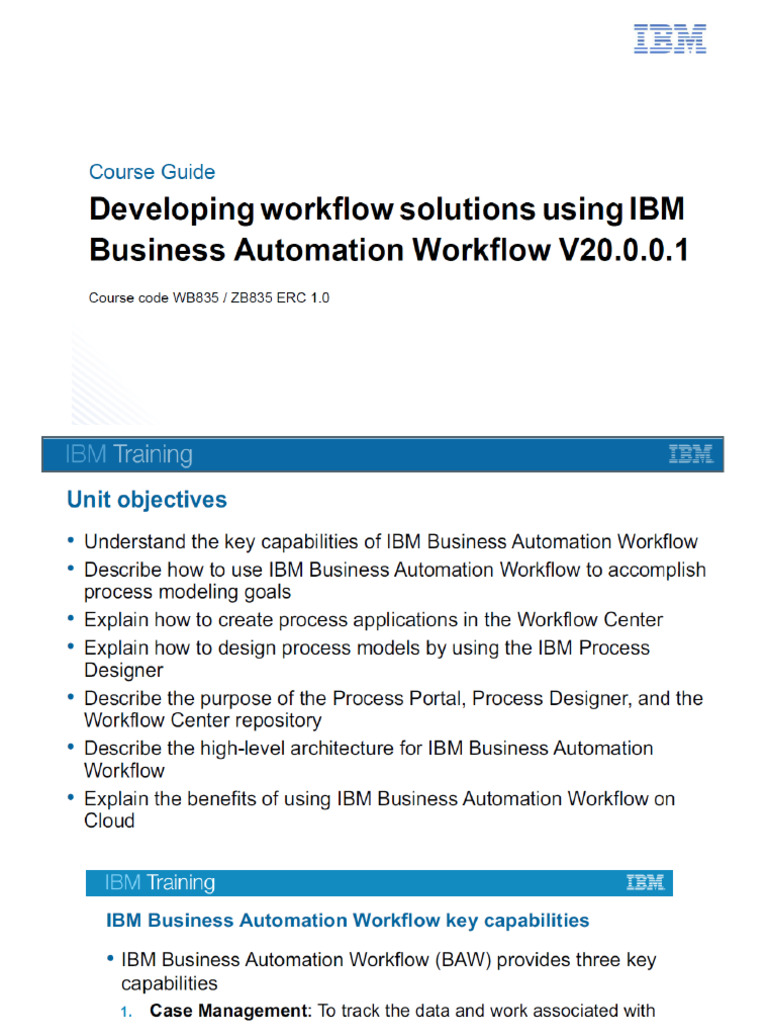 IBM BPM Workflow Center Overview | PDF | Business Process Management ...