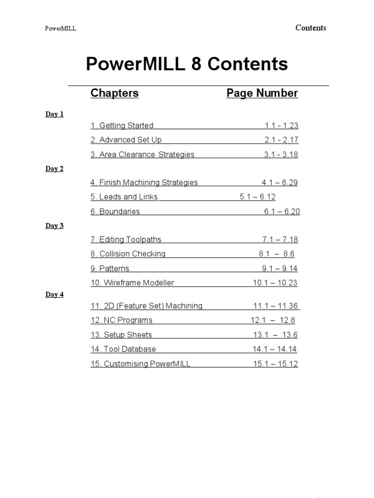 PowerMILL 8 User Guide Overview | PDF | Art | Computers