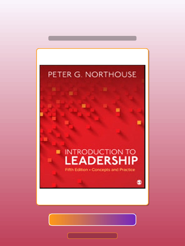 Introduction to Leadership Concepts and Practice 5th Edition Peter G Northouse eBook and ...