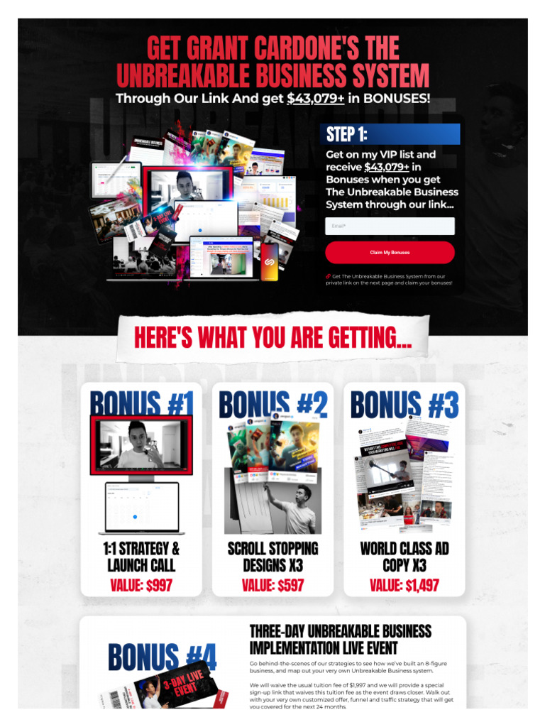Affiliate Bonuses Page | PDF