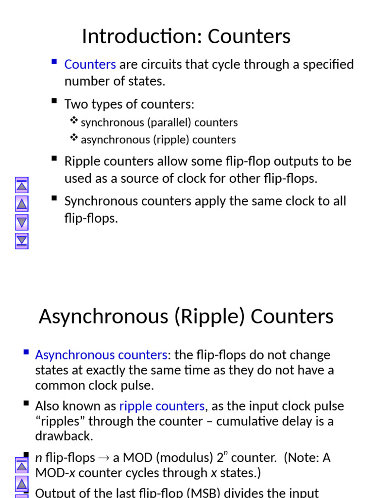 Understanding Asynchronous and Synchronous Counters | PDF | Electronic ...