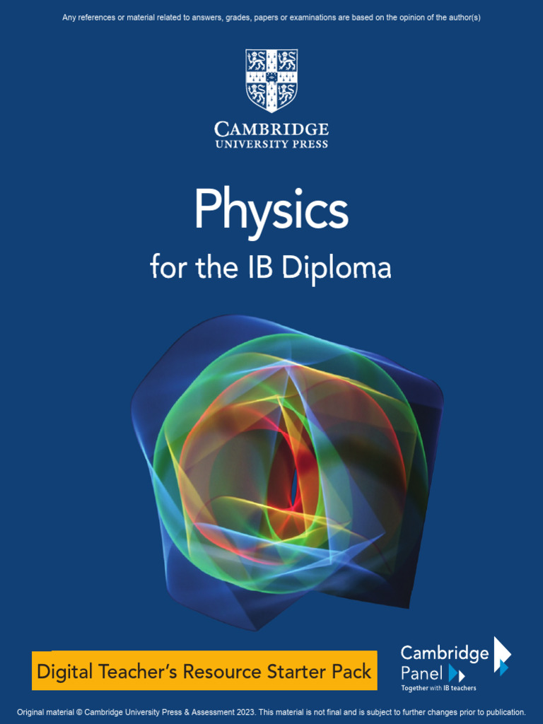IB Diploma Physics Teacher's Resource | PDF | Momentum | Waves