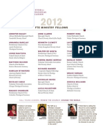 Class of 2012 FTE Fellows