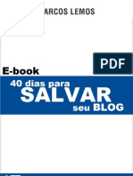 40 Dias Para Salvar Seu Blog