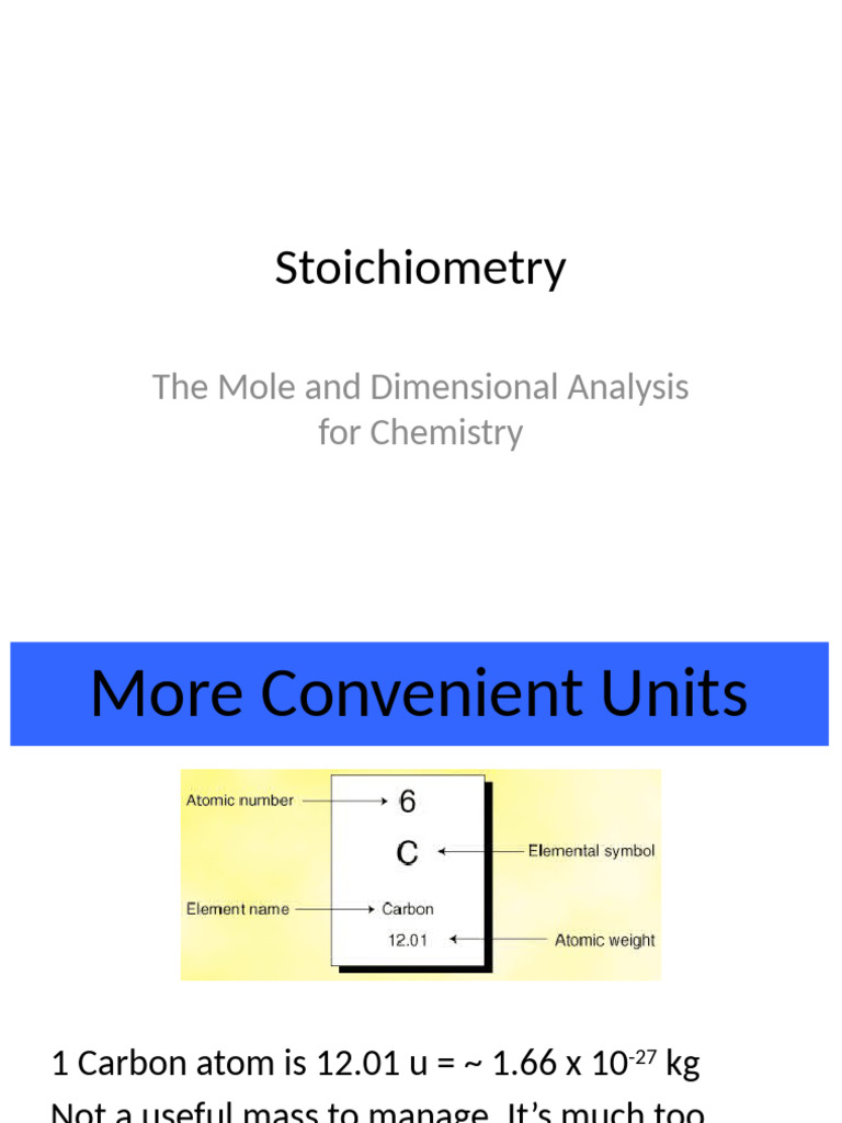 Understanding Moles in Stoichiometry | PDF | Mole (Unit) | Stoichiometry