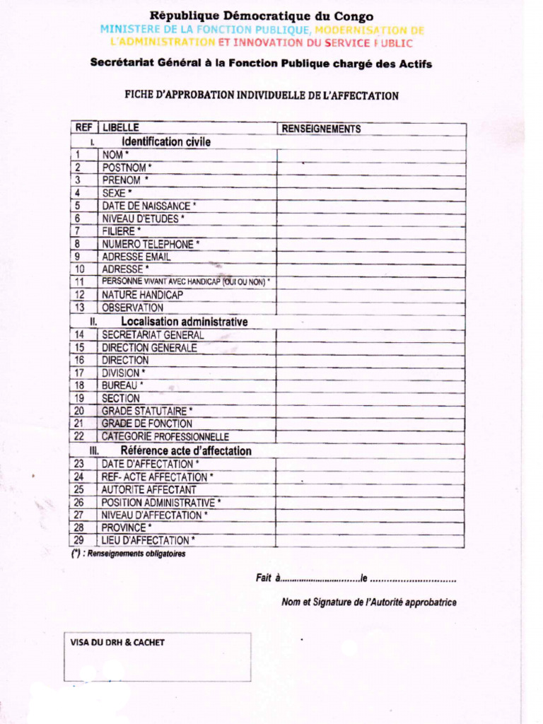 Fiche D'approbation 2 | PDF
