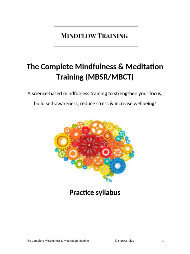 Mindfulness & Meditation Training Guide | PDF | Mindfulness | Meditation