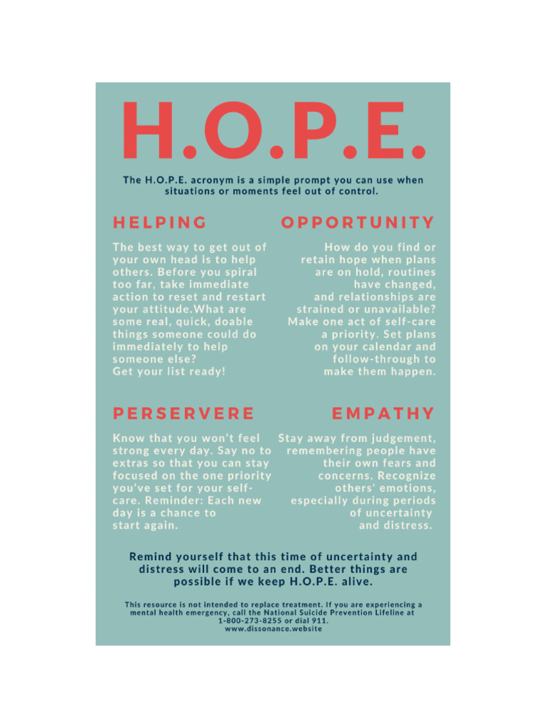 HOPE1 | PDF