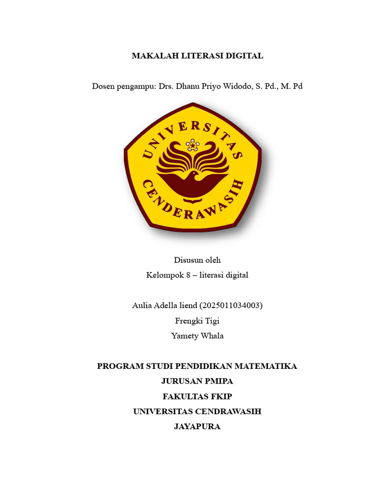 Makalah Literasi Digital: Konsep dan Penerapan | PDF