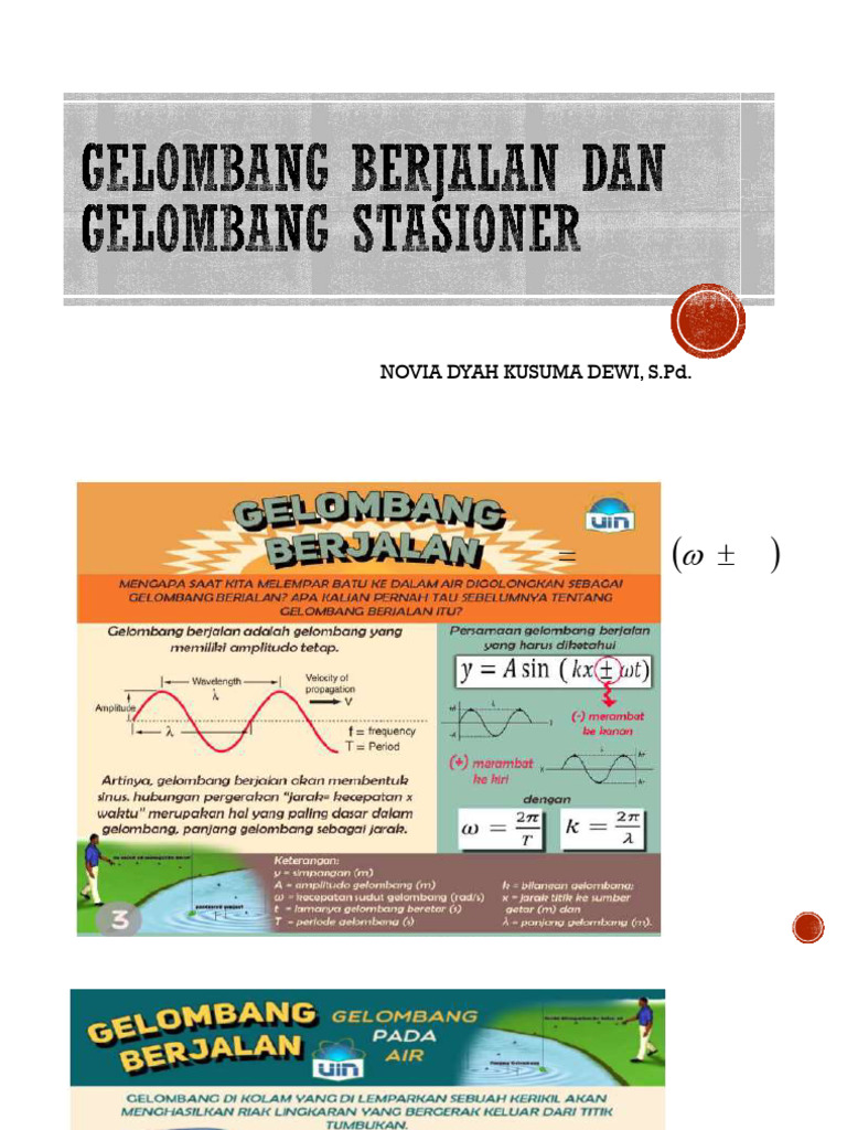 FISIKA Gelombang Berjalan Dan Gelombang Stasioner PDF