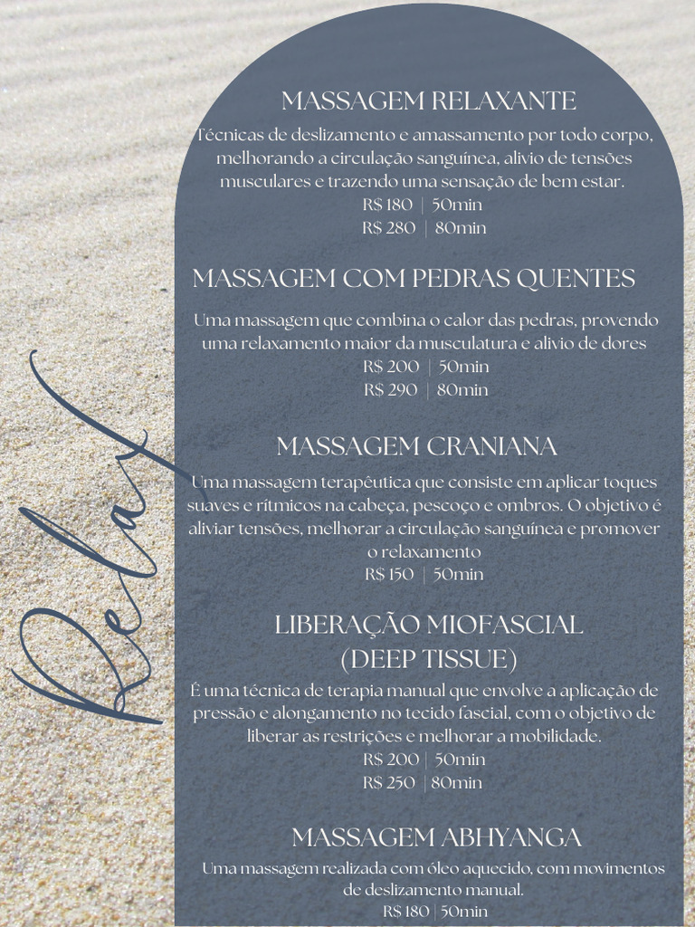 Massagens Relaxantes e Terapêuticas | PDF | Massagem