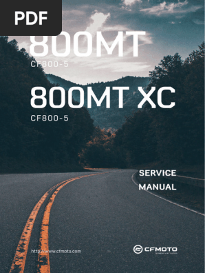 CFMOTO 800MT Service Manual | PDF | Piston | Bearing (Mechanical)