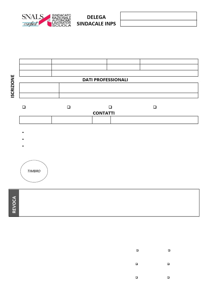Delega Inps | PDF