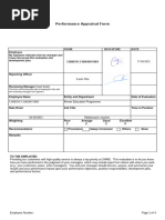 Crew Performance Evaluation Form | PDF | Performance Appraisal | Business