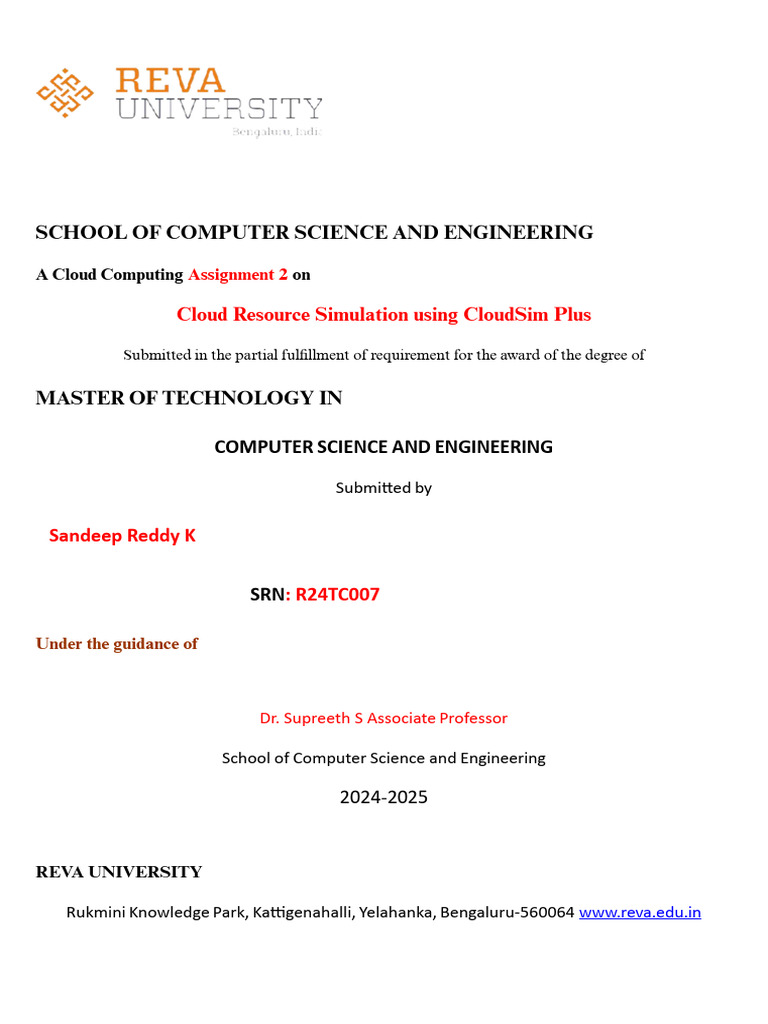CC Report Assignment 2.docx - 20250917 - 140626 - 0000 | PDF | Cloud ...