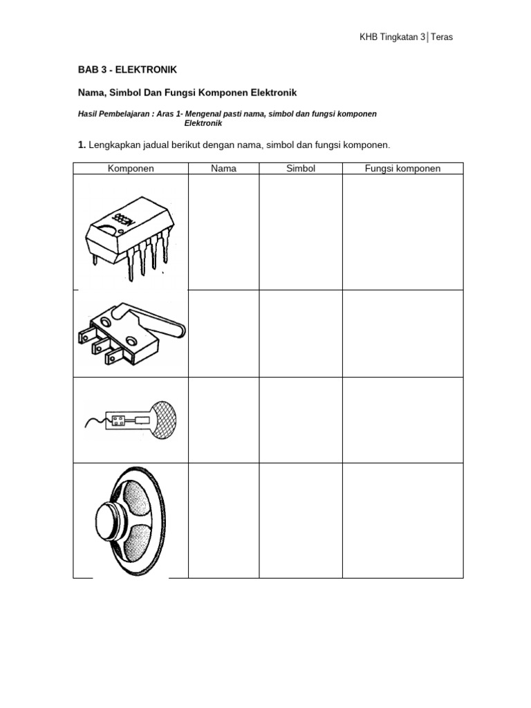 Bab 3 - Elektronik Kt1 | PDF